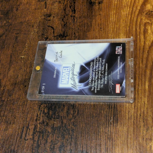 Marvel 2020 masterpieces skybox sketch card xemnu 1/1 - Picture 3 of 3